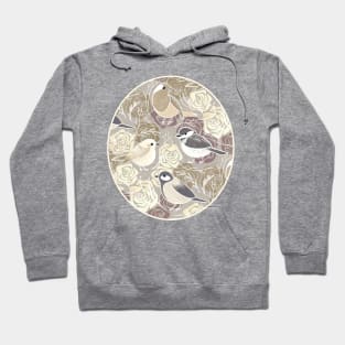 Little Bird Botanical - taupe Hoodie